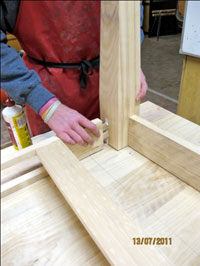 Domino Joints Close Up View